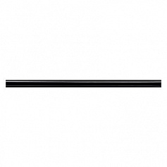 Tubadzin Sant Marti 6A бордюр чёрный для ванной