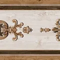 Керамогранит Гранд Вуд декорированный обрезной 80x160