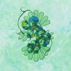 Керамическая плитка пьетра декор бирюзовый 02 20x30