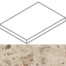 Ступени Континуум/ continuum Стоун Беж Ступ. Угл.лев 33x160