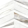 Керамическая плитка Плитка delacora Дельта/ delta Шеврон wt15dla55r Белый 24.6x74