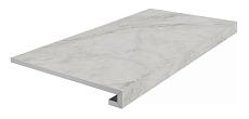 Ступени kerama marazzi km6060g0321rgcf фронтальная клееная Тубкаль белый матовый обрезной 33x60