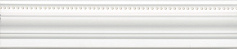 Керама Марацци Бордюр Багет Фару белый обрезной голубой 