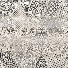 Керамическая плитка мармара паттерн серый 20x60