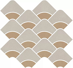 Керама Марацци Декор Kerama Marazzi KMD2HID009BR Таделакт наборный бежевый светлый, желтый матовый обрезной разноцветный 