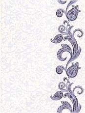 Керамическая плитка садко синий декор 01 25x33