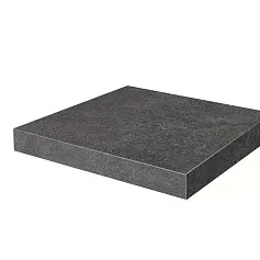 Ступени kerama marazzi km8080g0061rgca угловая клееная Портленд антрацит матовый обрезной 33x33