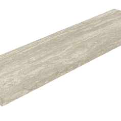 Ступени Колизеумгрес Рим Грэй угловая левая 620070003219 серый 33x120