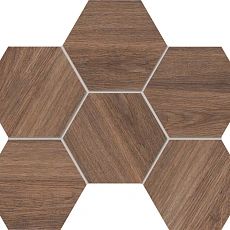 Мозаика estima si02 ametis Селекшн Хексагон eucalyptus коричневый 25x28.5