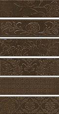 Керамическая плитка панно кампьелло коричневый ad\d333\6x\2914 28,5x51