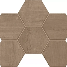 Мозаика estima cw03 Классик Вуд/ classic wood Хексагон rusty Беж Бежевый 25x28.5