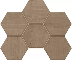 Estima Мозаика Estima CW03 Classic Wood Hexagon Rusty Beige бежевый бежевый 