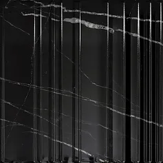 Керамическая плитка Аксима Орлеан черная рельеф 30x60