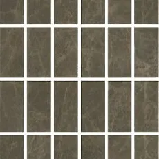 Керамическая плитка Декор Лирия коричневый мозаичный 15x40