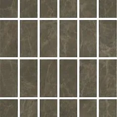 Керамическая плитка Декор Лирия коричневый мозаичный 15x40