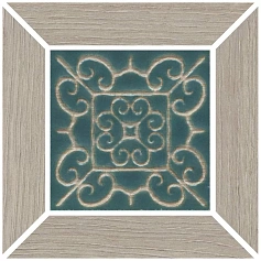 Керама Марацци Вставка Kerama Marazzi ID152 Тровазо наборный серый матовый серый 