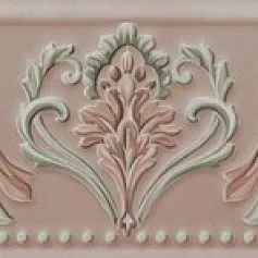 Керамическая плитка Бордюр Фару розовый обрезной 5,5x25