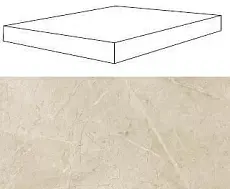 Ступени С.С. Айвори Угловая Правая 620070000763 33x120