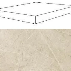 Ступени С.С. Айвори Угловая Правая 620070000763 33x120