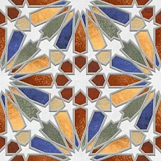 Керамическая плитка Декор gravita 78801874 morroco sky link dec 2 разноцветный 30x90