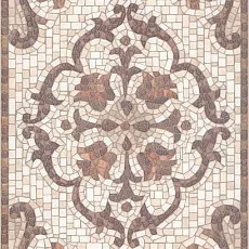 Керамическая плитка Декор Пантеон лаппатированный 25x40