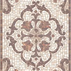 Керамическая плитка Декор Пантеон лаппатированный 25x40