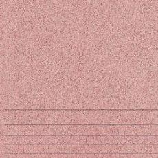 Ступени техногрес светло-розовая 30x30