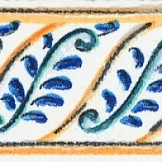 Керамическая плитка Бордюр kerama marazzi stg\a493\1146h Капри майолика 3x9.8