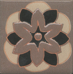 Керама Марацци Вставка Анвер 10 коричневый коричневый 