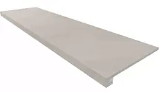 Ступени estima Комплект gf01 graffito light grey (Ступень 33x120 неполированный прямоугольный бортик без насечек и Подступенок 14,5x120) 33x120