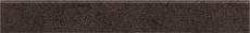 Керамогранит плинтус фьорд коричневый тёмный обрезной 9,5x60
