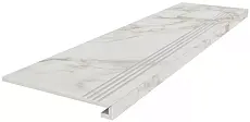 Ступени kerama marazzi sg540722r\gcf клееная Монте Тиберио серый светлый лаппатированный обрезной 33x119.5