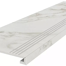 Ступени kerama marazzi sg540722r\gcf клееная Монте Тиберио серый светлый лаппатированный обрезной 33x119.5