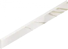 Плинтус Италон Стелларис Калакатта Голд шлифованный 610130007457 белый 7.2x60