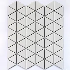 Мозаика reno Вайт Матт 25.2x29.1