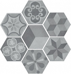 Керама Марацци Пуату микс серый для кухни, для ванной