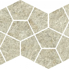 Мозаика Италон Магма/ magma Минерал Призм 620110000245 Бежевый 20.5x41.3