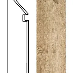 Керамогранит Акси/ axi Голден Оак battiscopa sag.sx 7,2x30