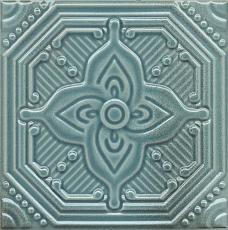 Керамическая плитка Декор Салинас лазурный 15x15