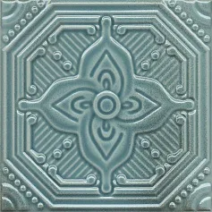 Керамическая плитка Декор Салинас лазурный 15x15