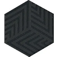 Керамическая плитка Декор Агуста черный 5.2x6