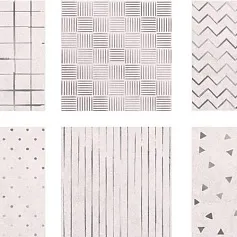 Керамическая плитка Вставка Аксима Адажио d светлая набор из 6 плиток 20x20