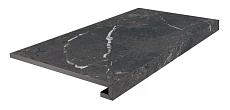 Ступени kerama marazzi km6060g0331rgcf фронтальная клееная Тубкаль черный матовый обрезной 33x60
