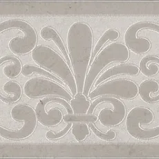 Керамическая плитка Декор Монсанту 2 серый светлый 15x40