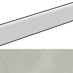 Керамогранит Континуум Сильвер плинтус 7.2x80