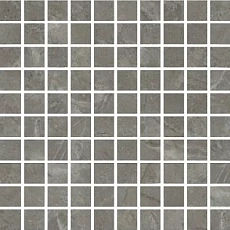 Керамическая плитка Декор kerama marazzi mm6434 Кантата мозаичный серый глянцевый 25x40