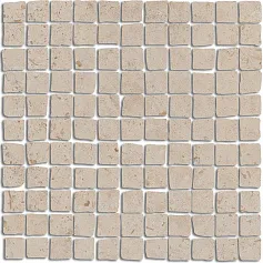 Керамическая плитка Декор kerama marazzi mbs005 Про Лаймстоун Спакко мозаичный бежевый матовый 20x20