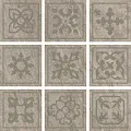 Керамогранит Альпы/ alpi Серый Вставка 10x10