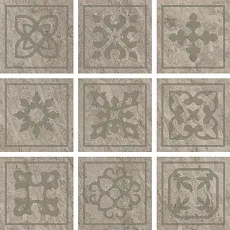 Керамогранит Альпы/ alpi Серый Вставка 10x10