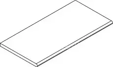 Бортик Италон Магма Графит закругленный 620090001318 серый 30x120